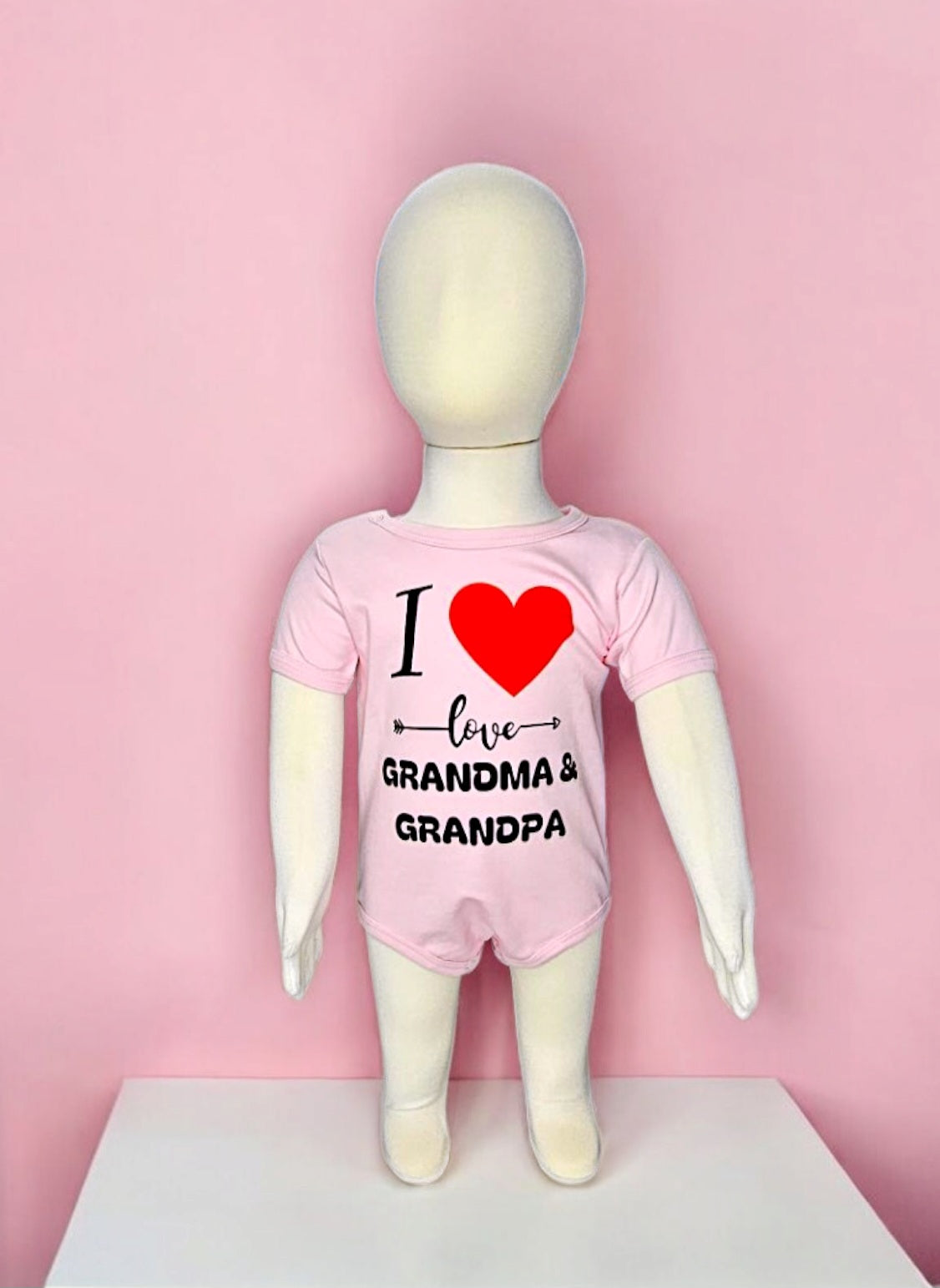 BODY MANGA CORTA ROSADO