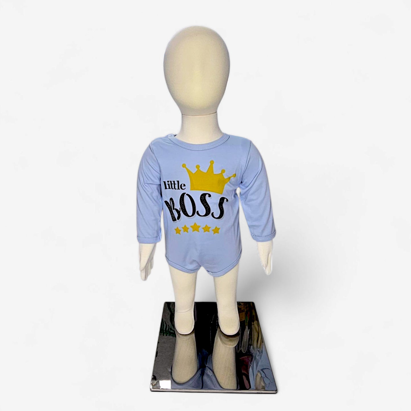 BODY MANGA LARGA CELESTE