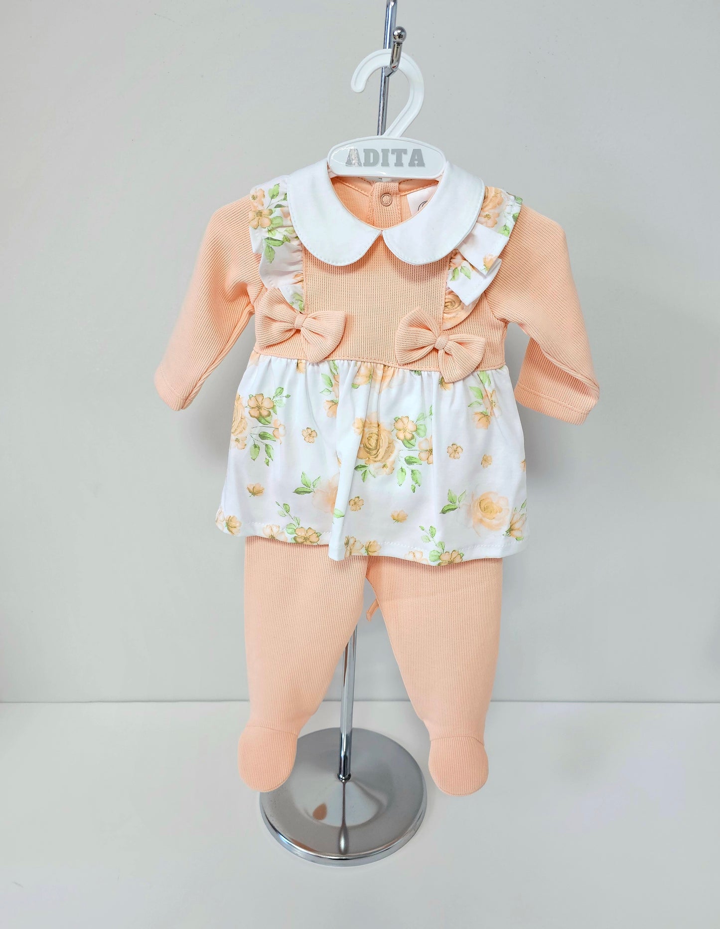 CONJUNTO ROUSSE EN COLOR MELON