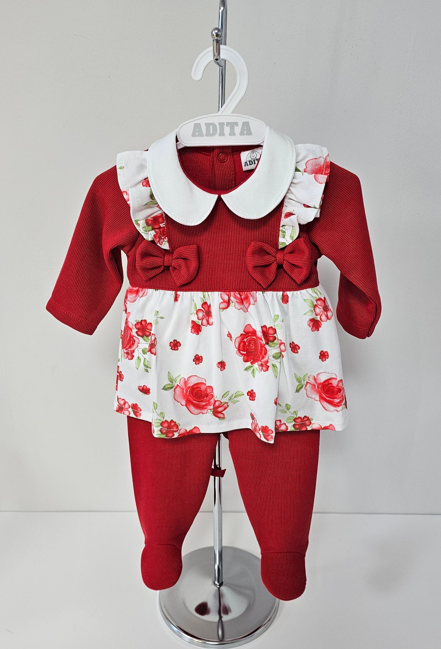 CONJUNTO ROUSSE EN COLOR ROJO