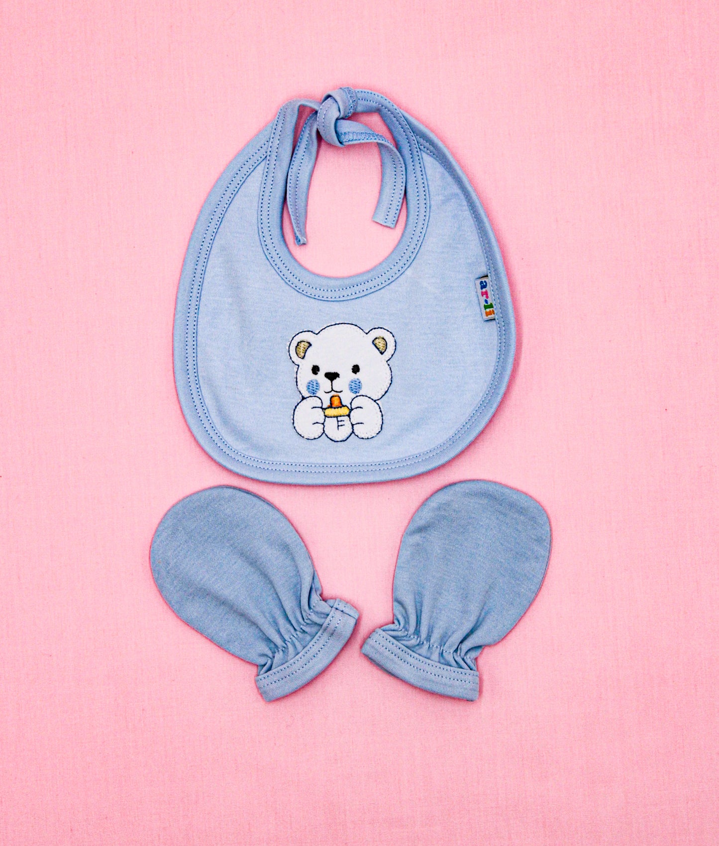 BABERO REDONDO COLOR CELESTE