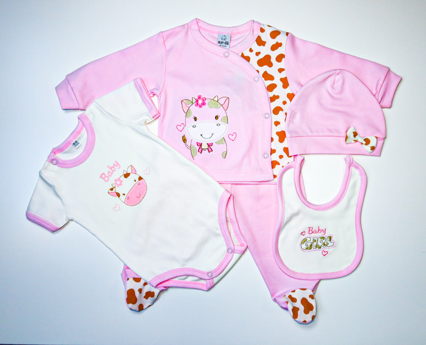 CONJUNTO DE 5PZ BABY GIRL