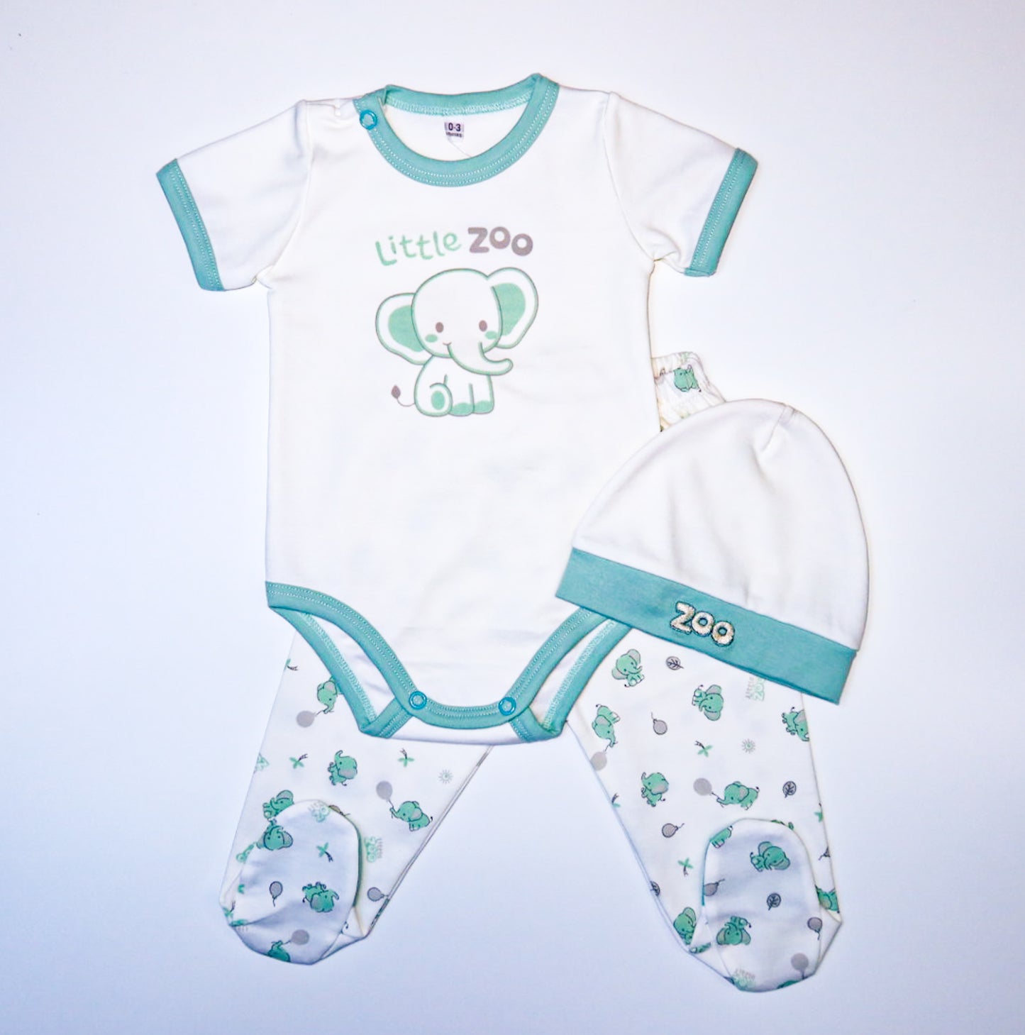 CONJUNTO DE 5PZ PARA VARONCITO LITTLE ZOO