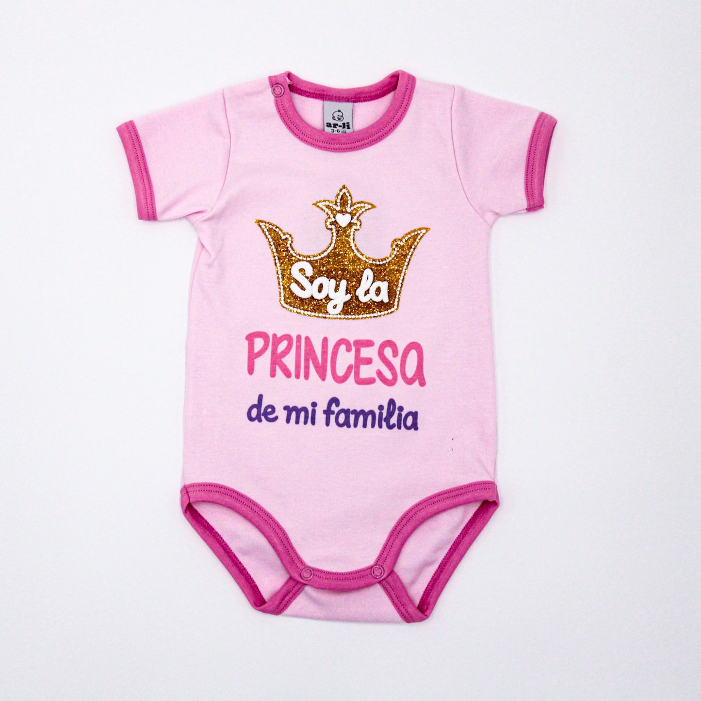 BODY FRASES PIMA GIRLS ROSADO