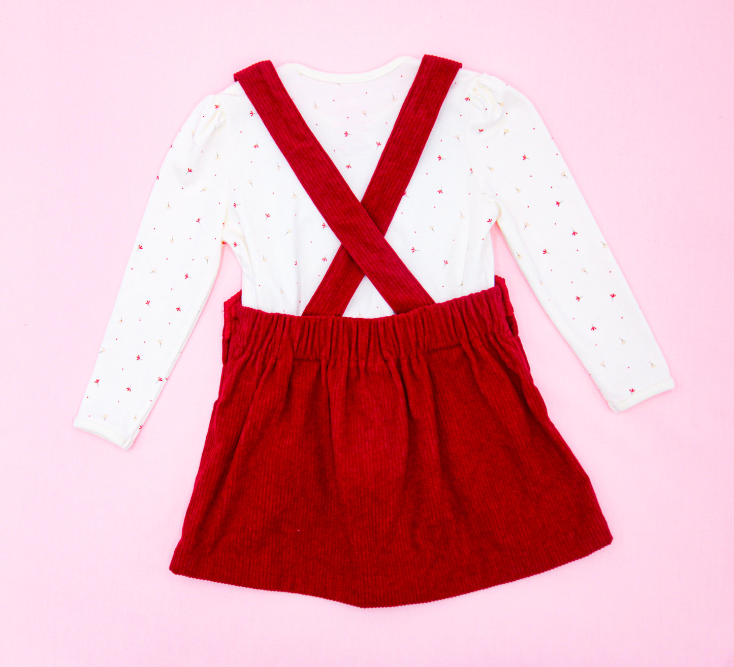 CONJUNTO CARMIN JAMPER CON POLO CORDUROY