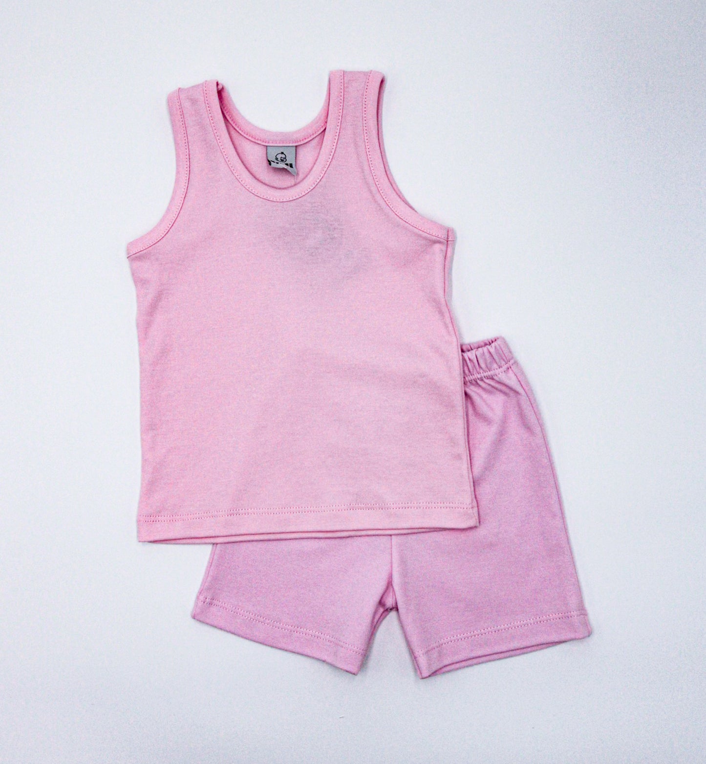 CONJUNTO BIVIDI C/ SHORT PIMA ROSADO