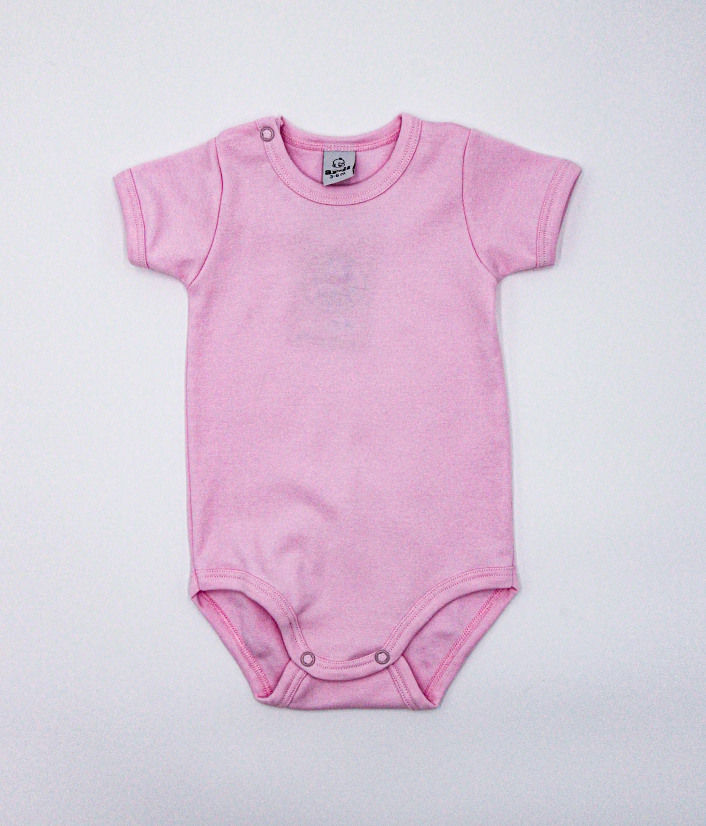 BODY MANGA CORTA ROSADO