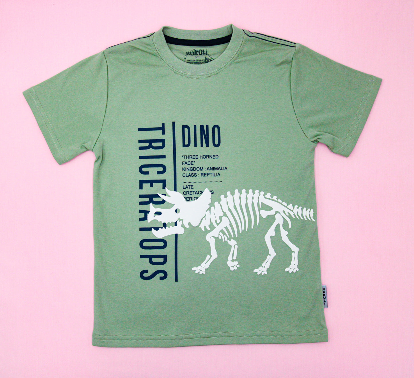 POLO TRICERATOPS VERDE-HOJA