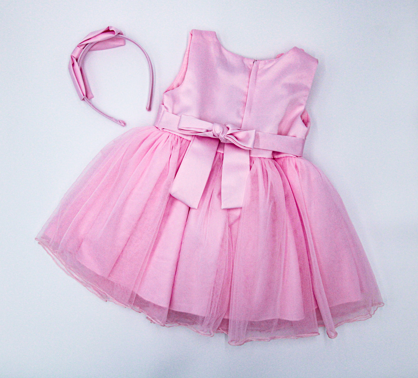 VESTIDO ANAHI C/ VINCHA Rosado