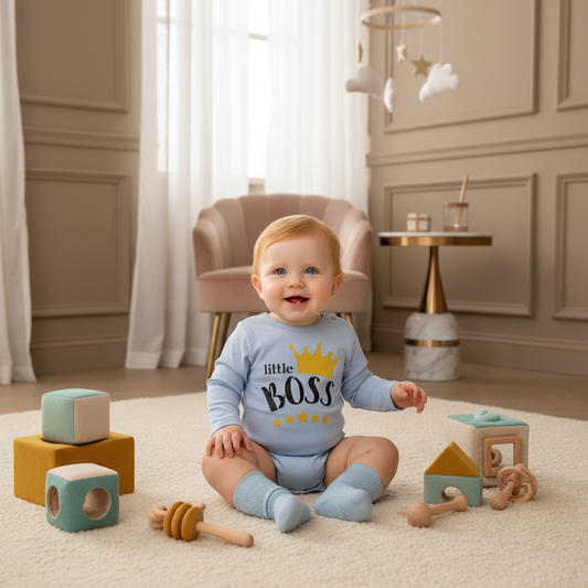 BODY MANGA LARGA CELESTE