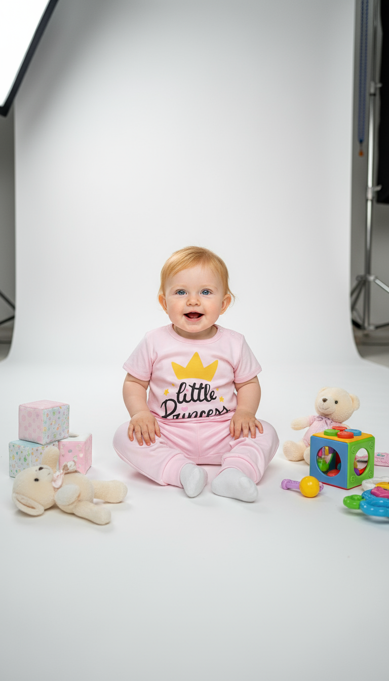 CONJUNTO POLITO MC CON PANTALON EN COLOR ROSADO