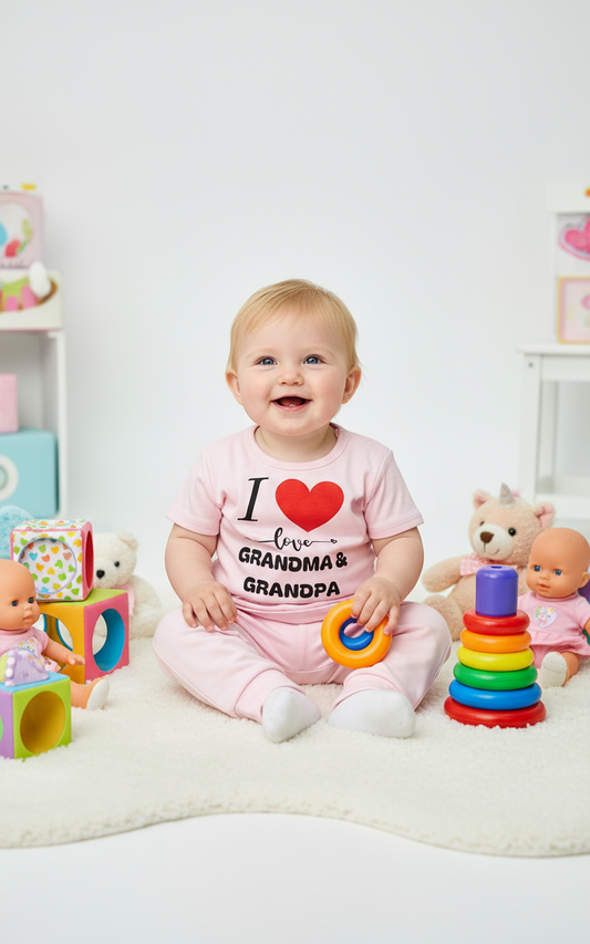 CONJUNTO POLITO MC CON PANTALON EN COLOR ROSADO
