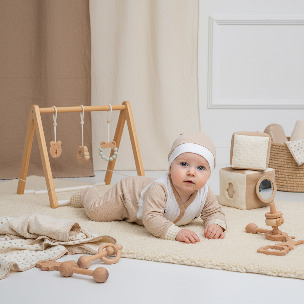 ENTERIZO GIRAFFE JACQARD EN COLOR BEIGE