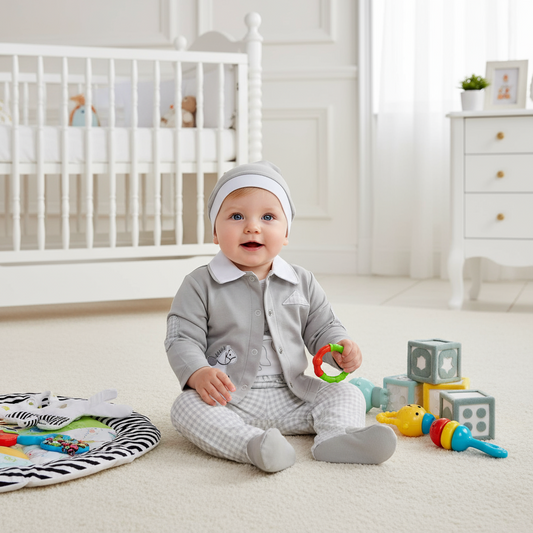 CONJUNTO ELIAS 5PZ EN COLOR PLOMO