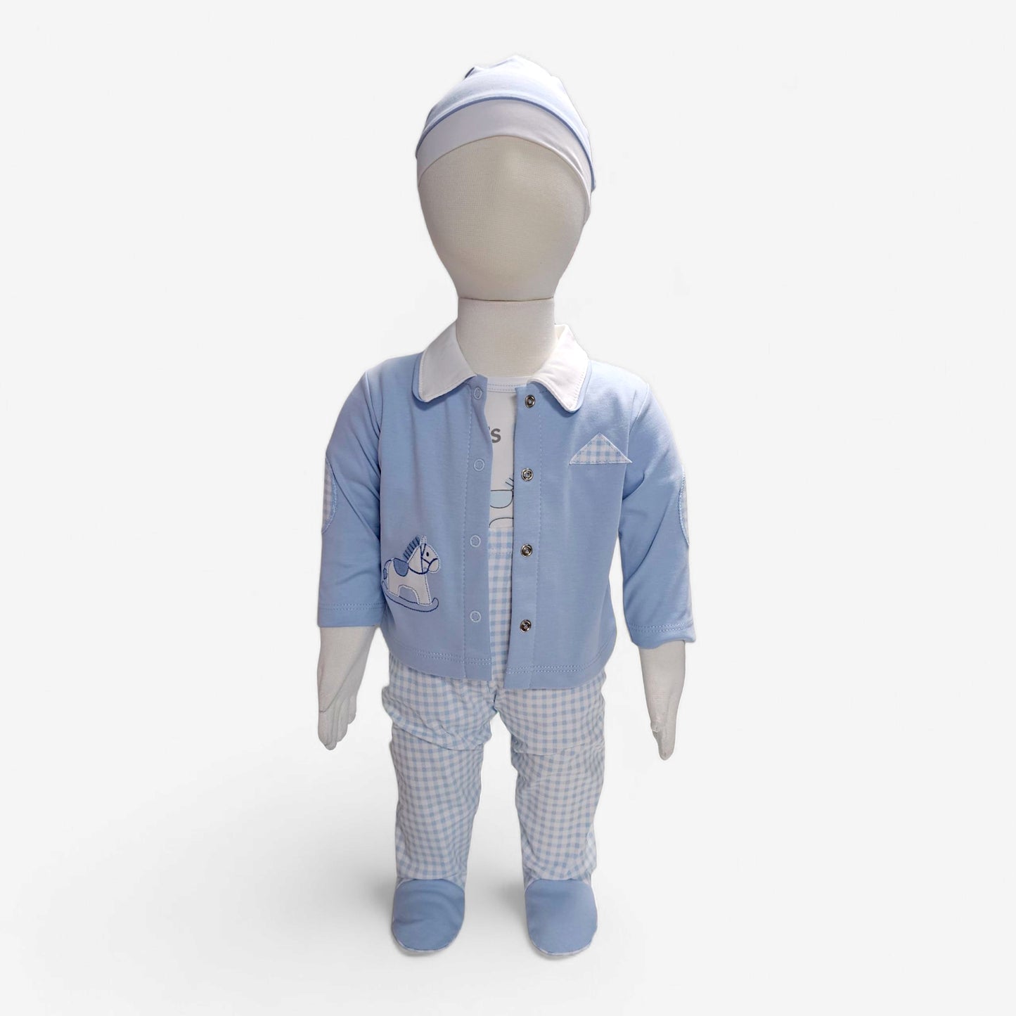 CONJUNTO ELIAS 5PZ EN COLOR CELESTE