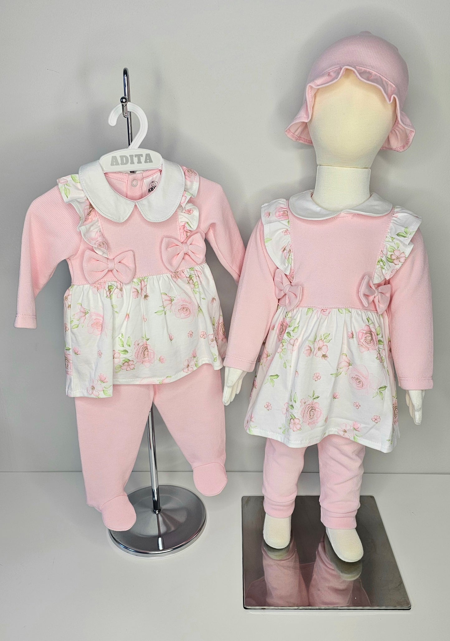 CONJUNTO ROUSSE EN COLOR ROSADO