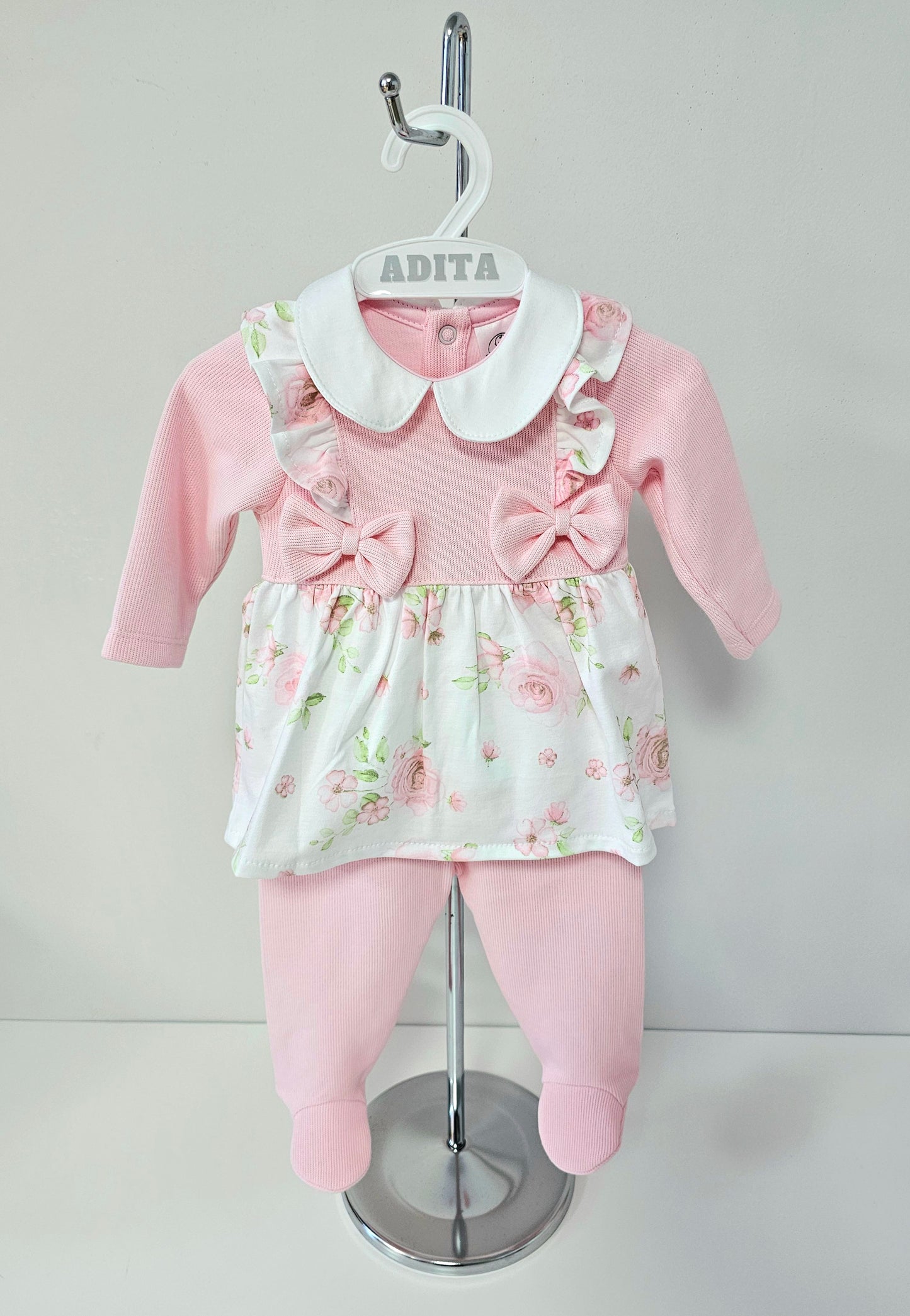 CONJUNTO ROUSSE EN COLOR ROSADO