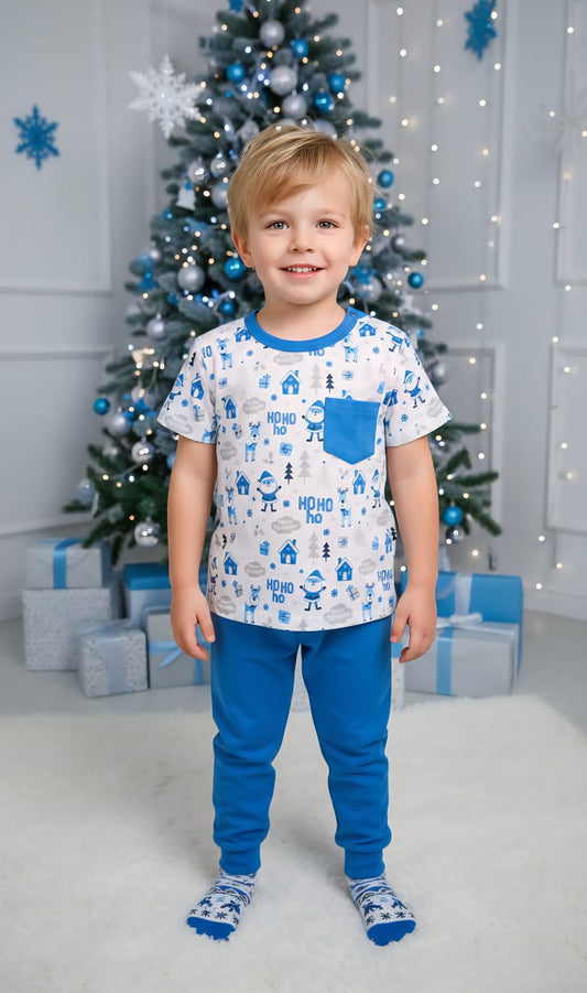 PIJAMA DE NAVIDAD PARA NIÑOS EN COLOR ITALIANO