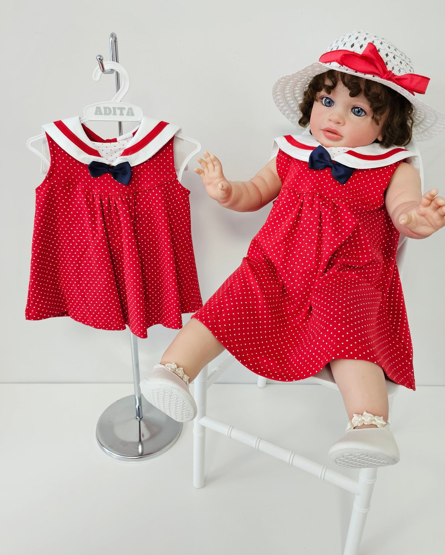 VESTIDO CELINA EN COLOR ROJO