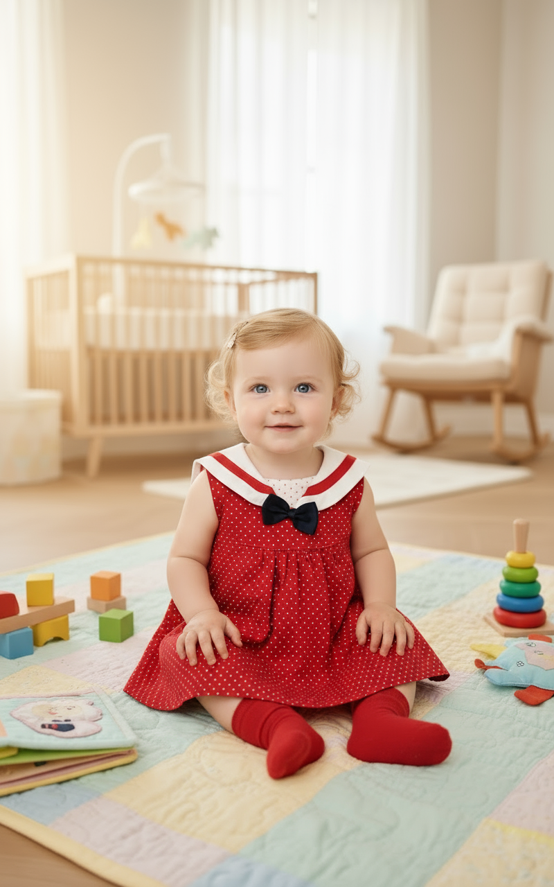 VESTIDO CELINA EN COLOR ROJO