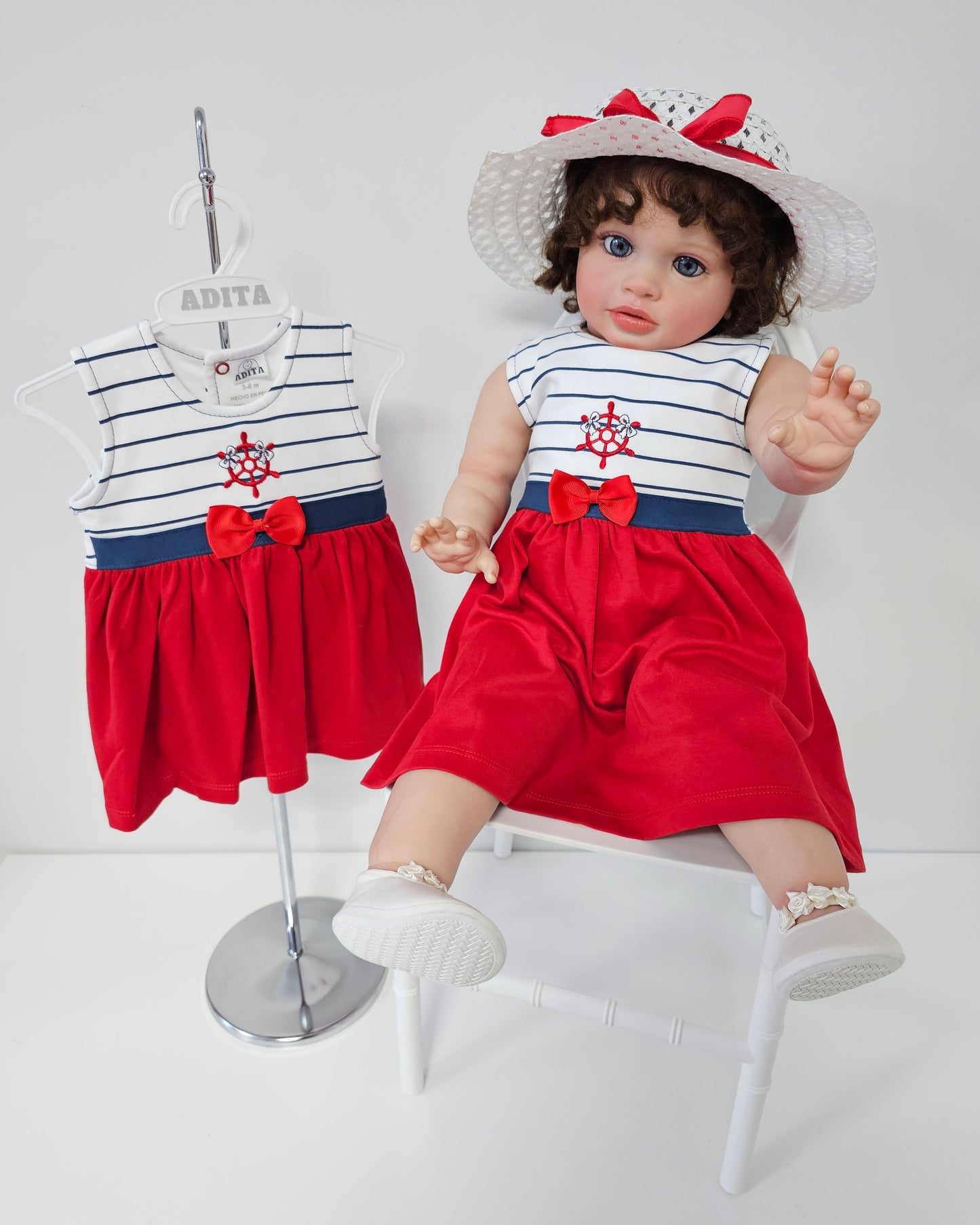 VESTIDO VICTORIA EN COLOR ROJO