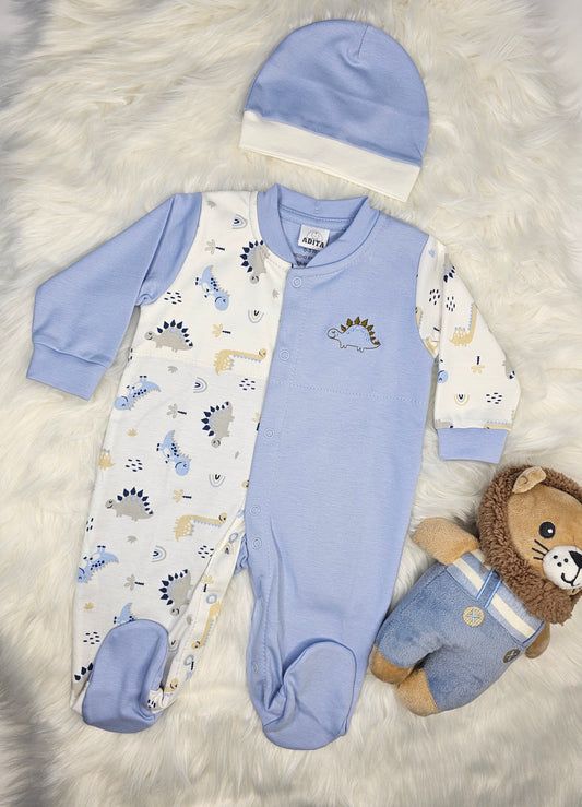 ENTERIZO BABY JURASICO CELESTE