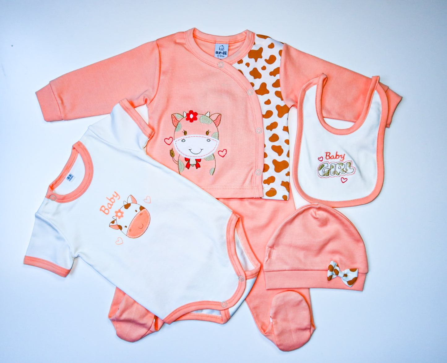 CONJUNTO DE 5PZ BABY GIRL