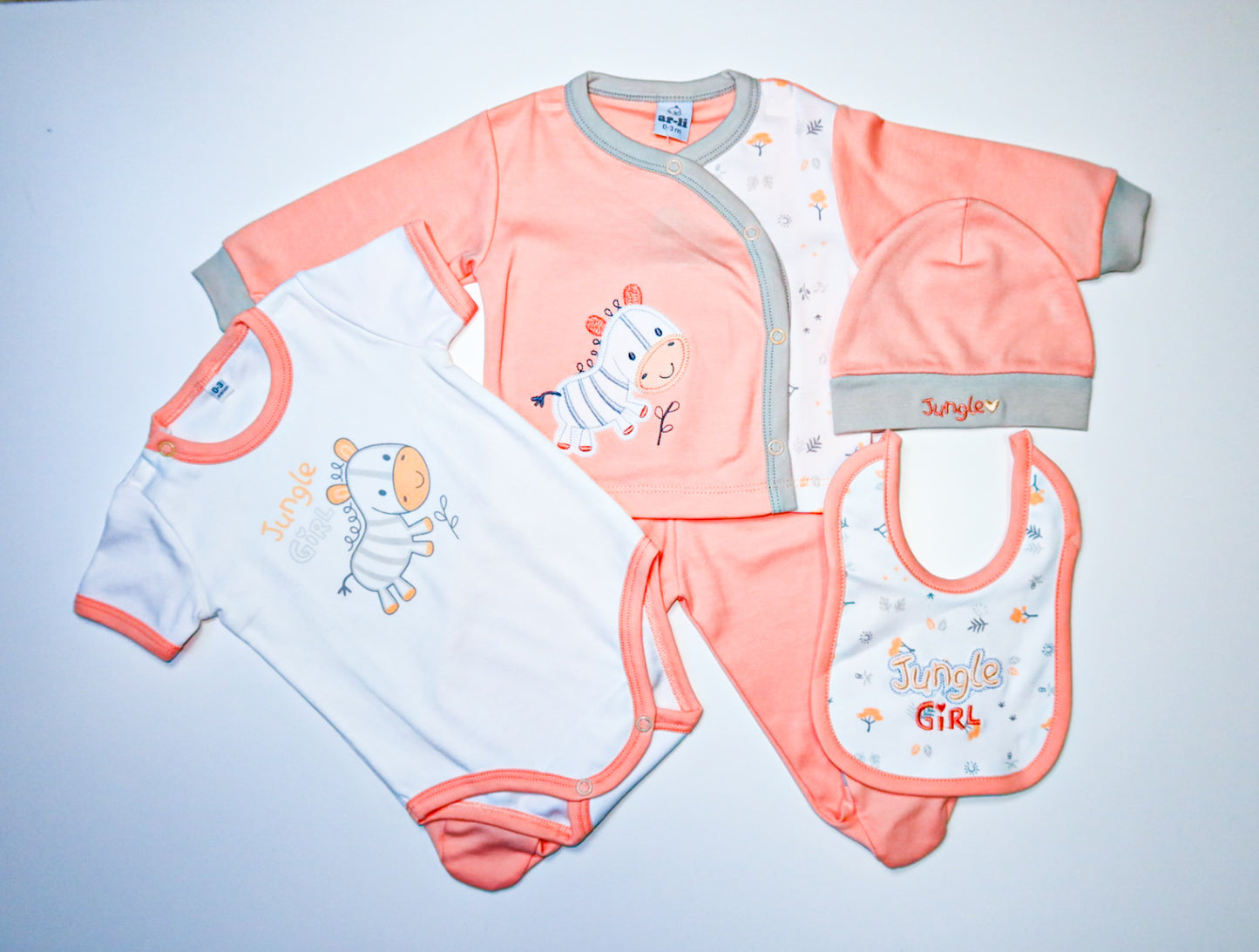 CONJUNTO DE 5PZ JUNGLE GIRLS