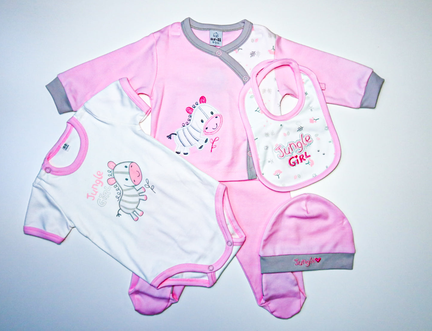 CONJUNTO DE 5PZ JUNGLE GIRLS