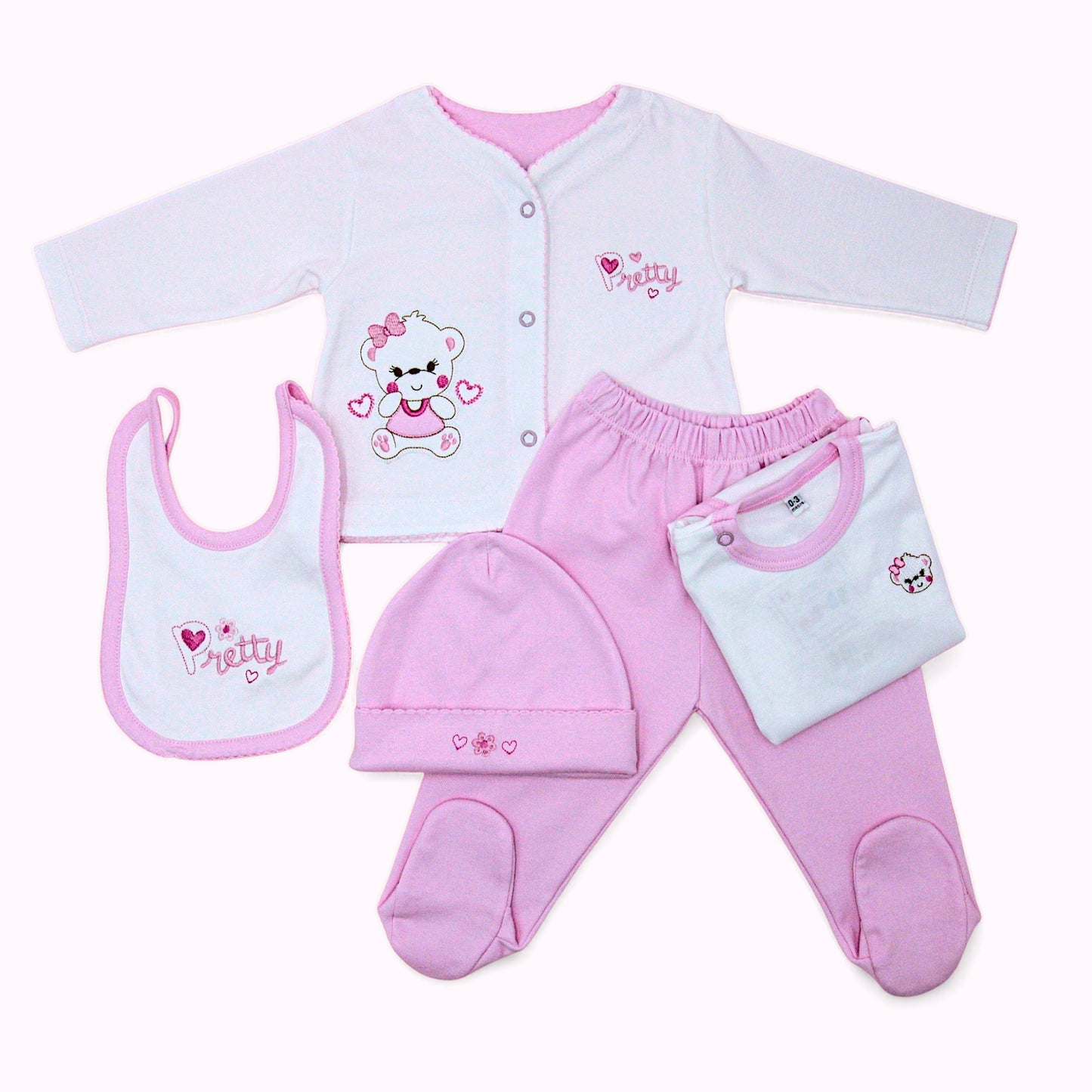 CONJUNTO DE 5PZ PRETTY