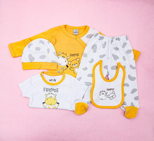 CONJUNTO DE 5PZ VARONCITO FRIENDS