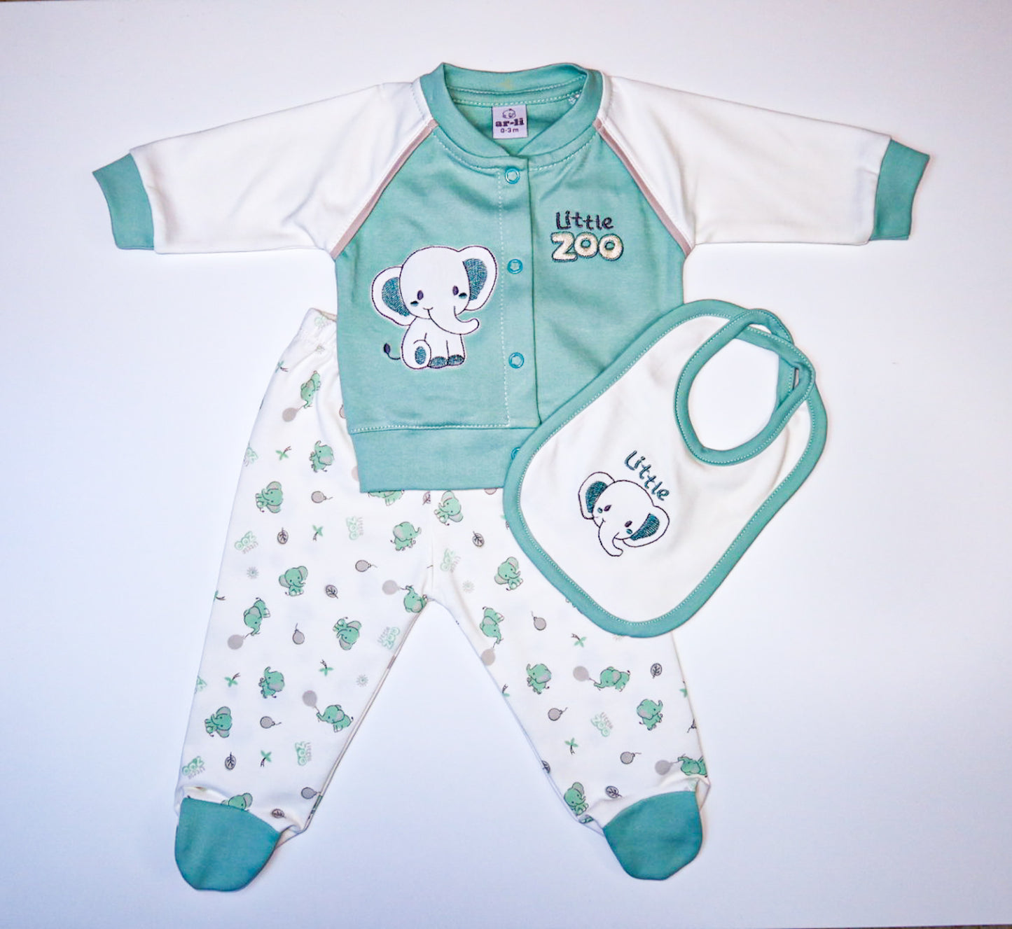 CONJUNTO DE 5PZ PARA VARONCITO LITTLE ZOO