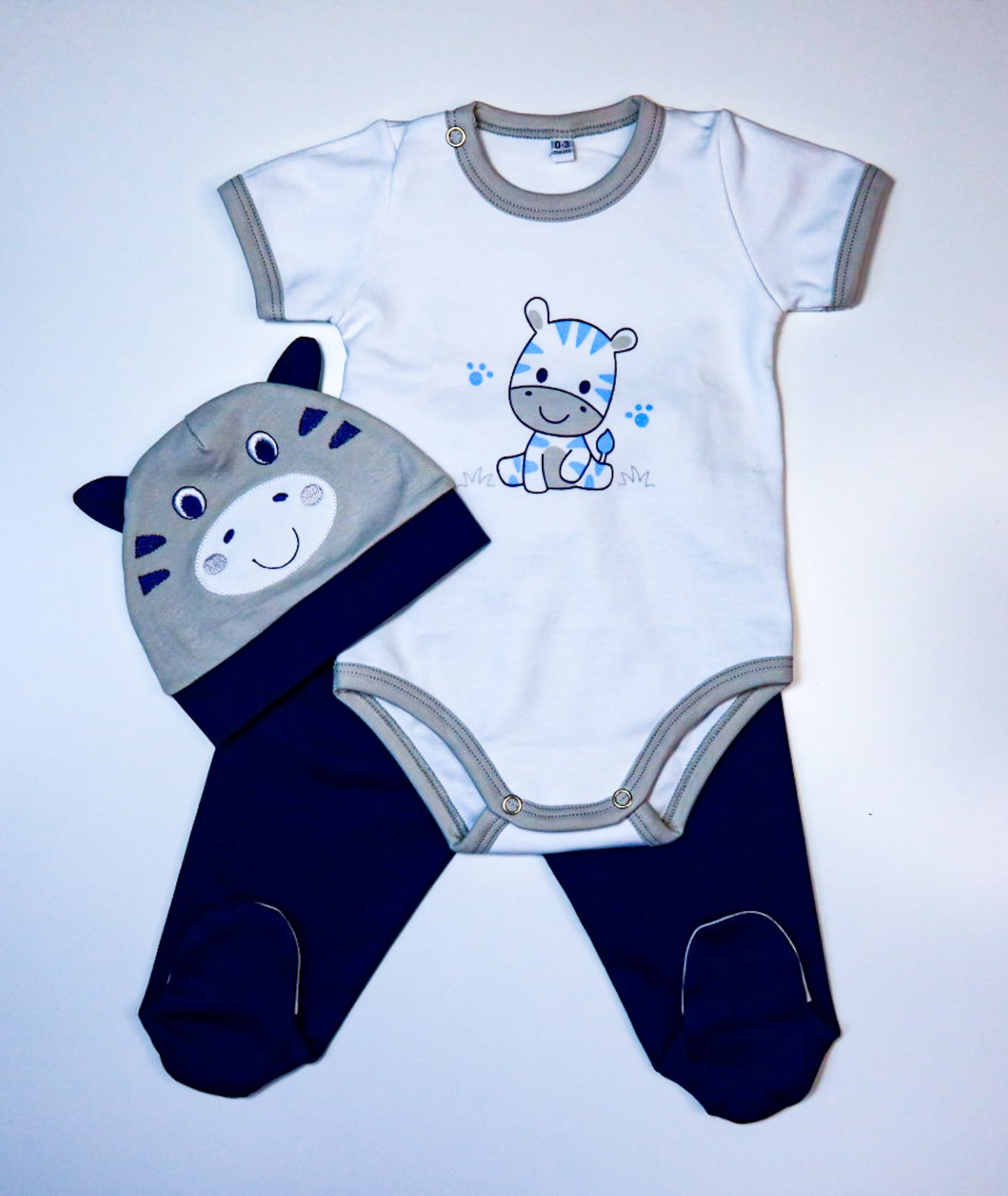 CONJUNTO DE 5PZ PARA VARONCITO JUNGLE BOY