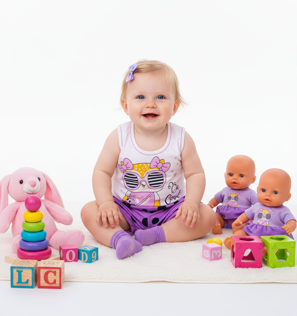 CONJUNTO BE COOL EN COLOR ORQUIDEA