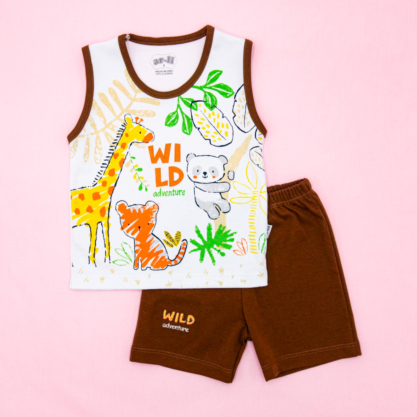 CONJUNTO DE 2PZ WILD ADVENTURE