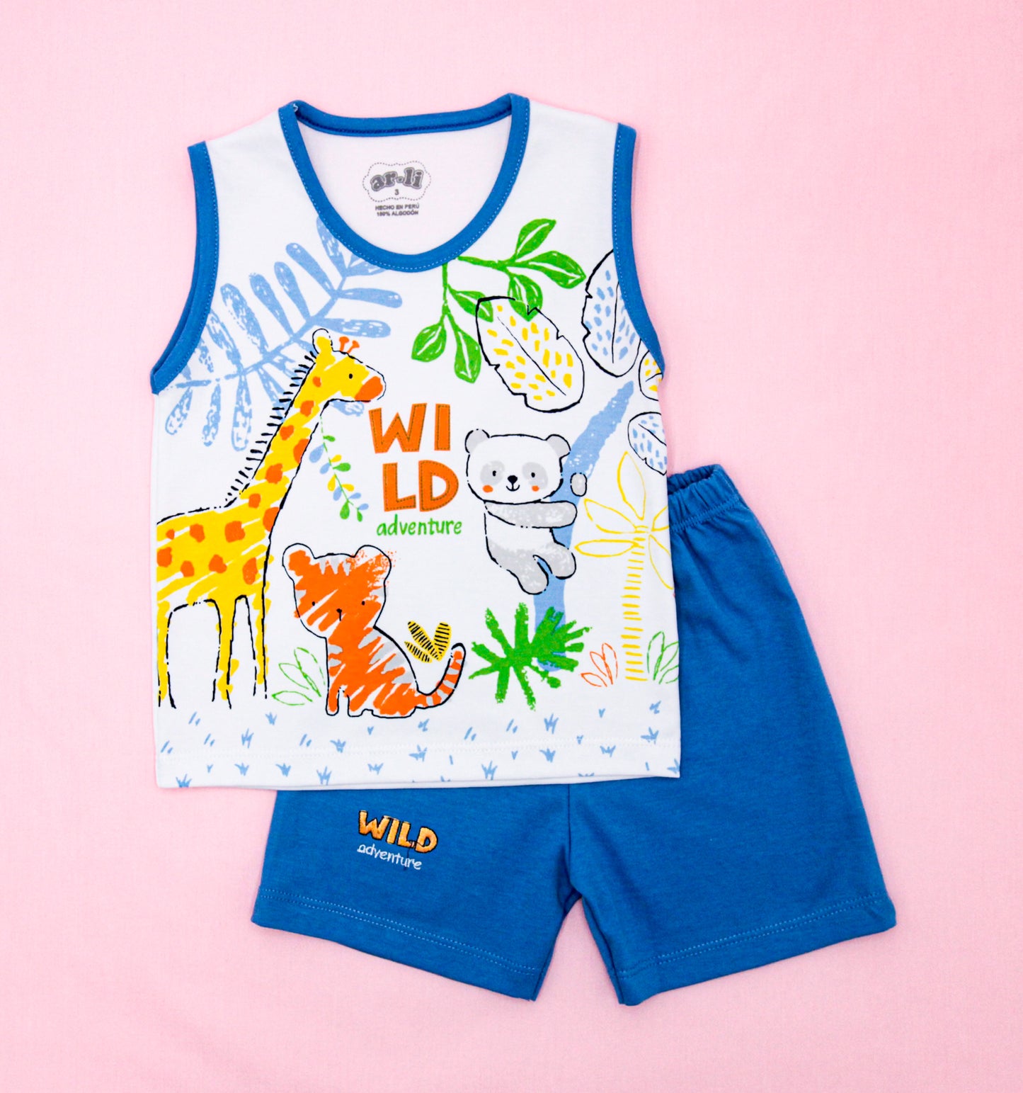 CONJUNTO DE 2PZ WILD ADVENTURE