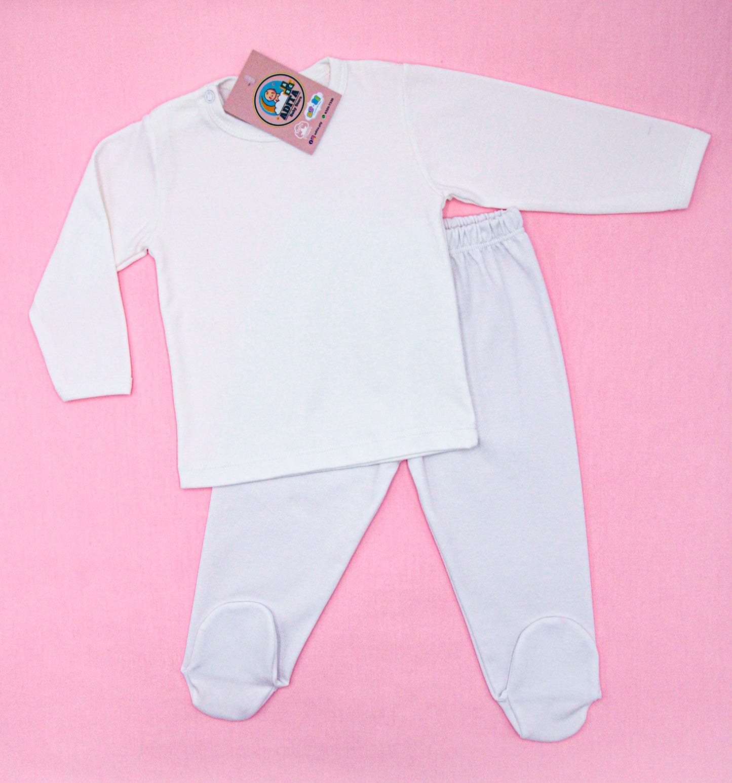 CONJUNTO POLITO BLANCO ML CON PANTANLON