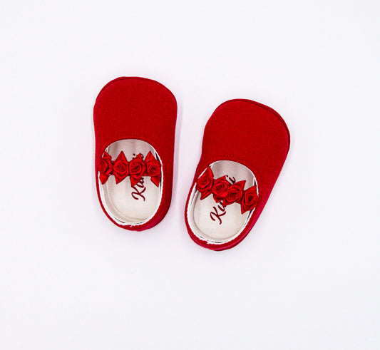 ZAPATITO PARA BEBE EN COLOR ROJO