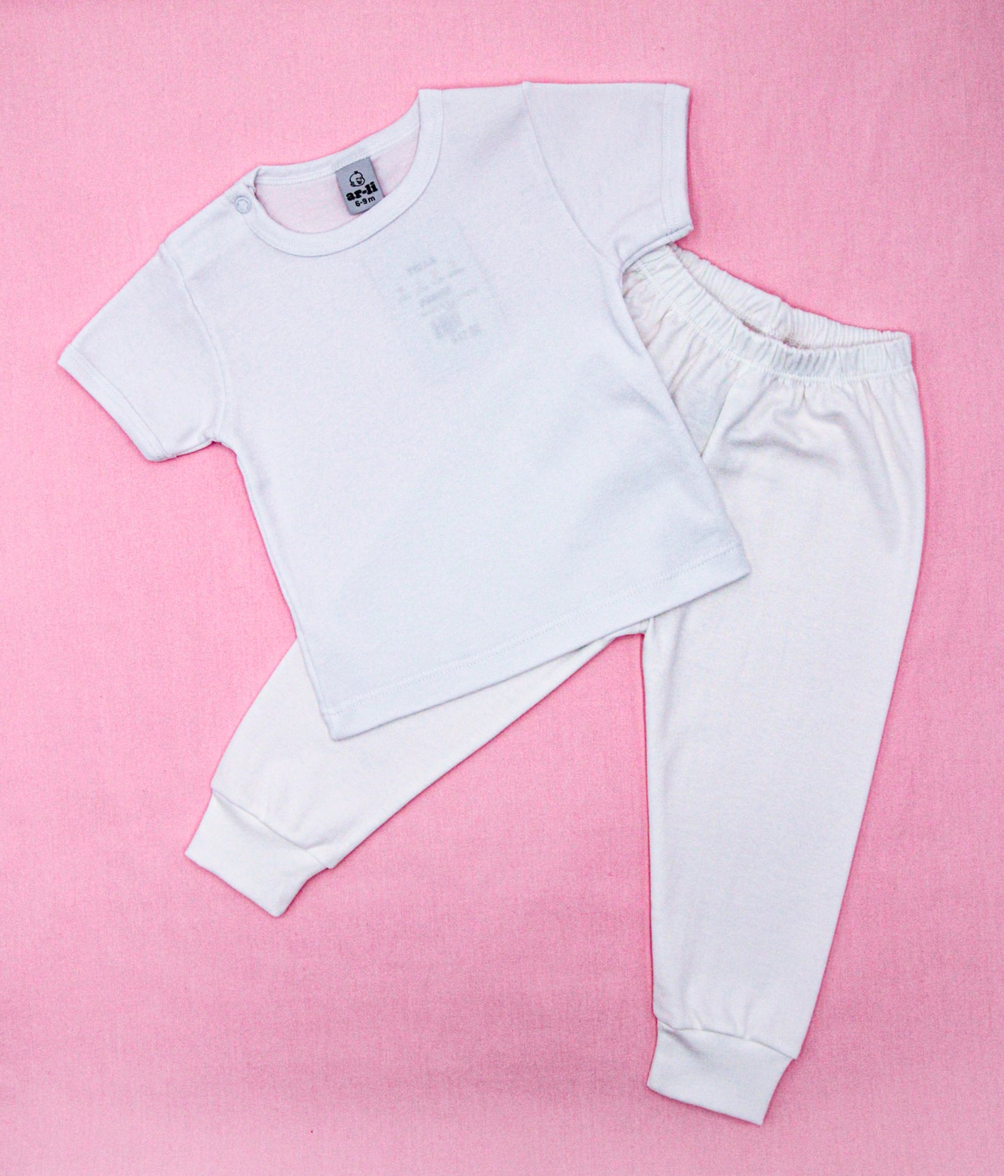 CONJUNTO POLITO BLANCO MC CON PANTANLON