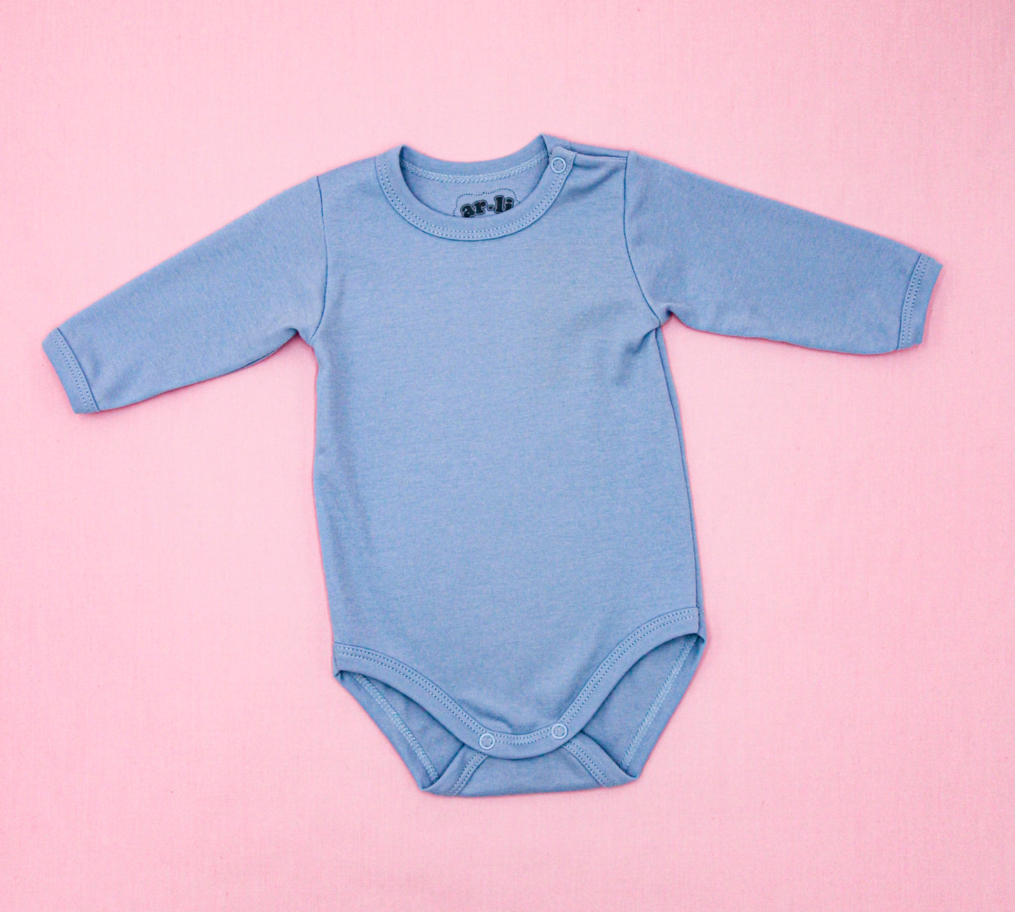 BODY MANGA LARGA CELESTE