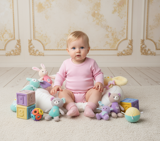 BODY MANGA LARGA ROSADO