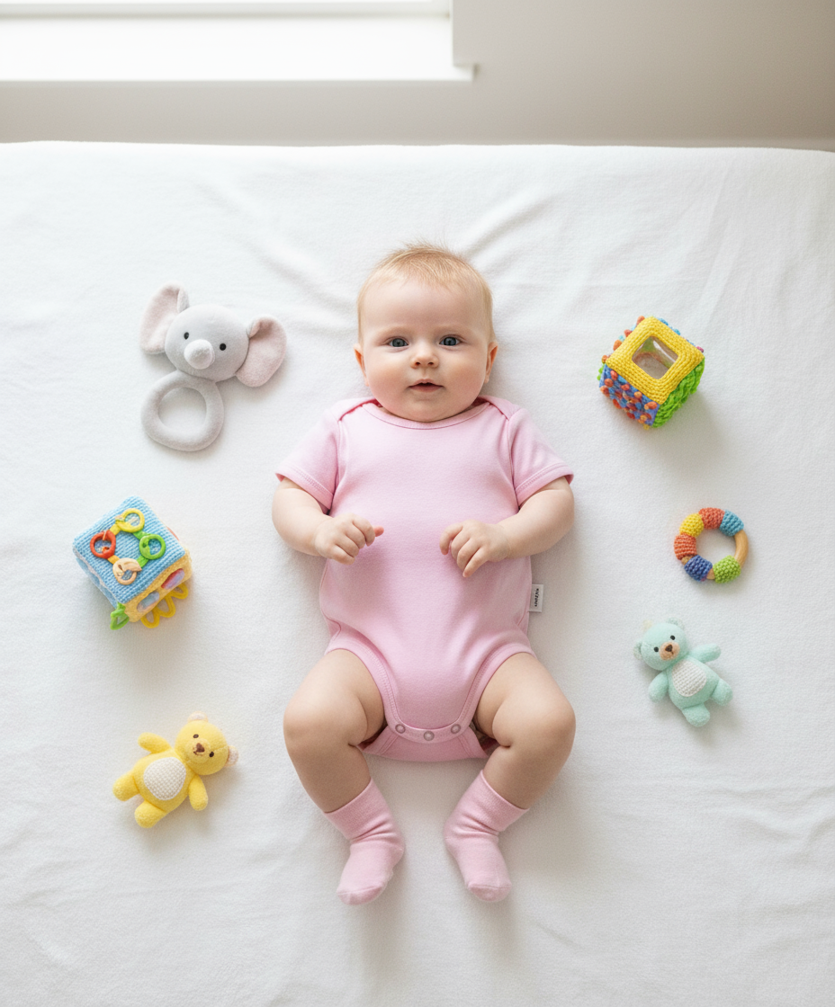 BODY MANGA CORTA ROSADO