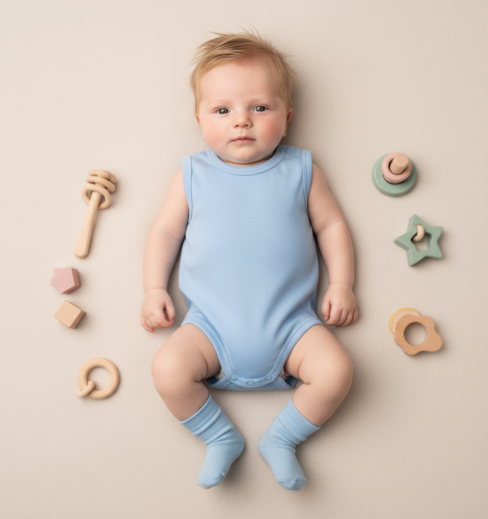 BODY MANGA CERO CELESTE