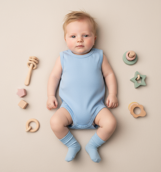 BODY MANGA CERO CELESTE