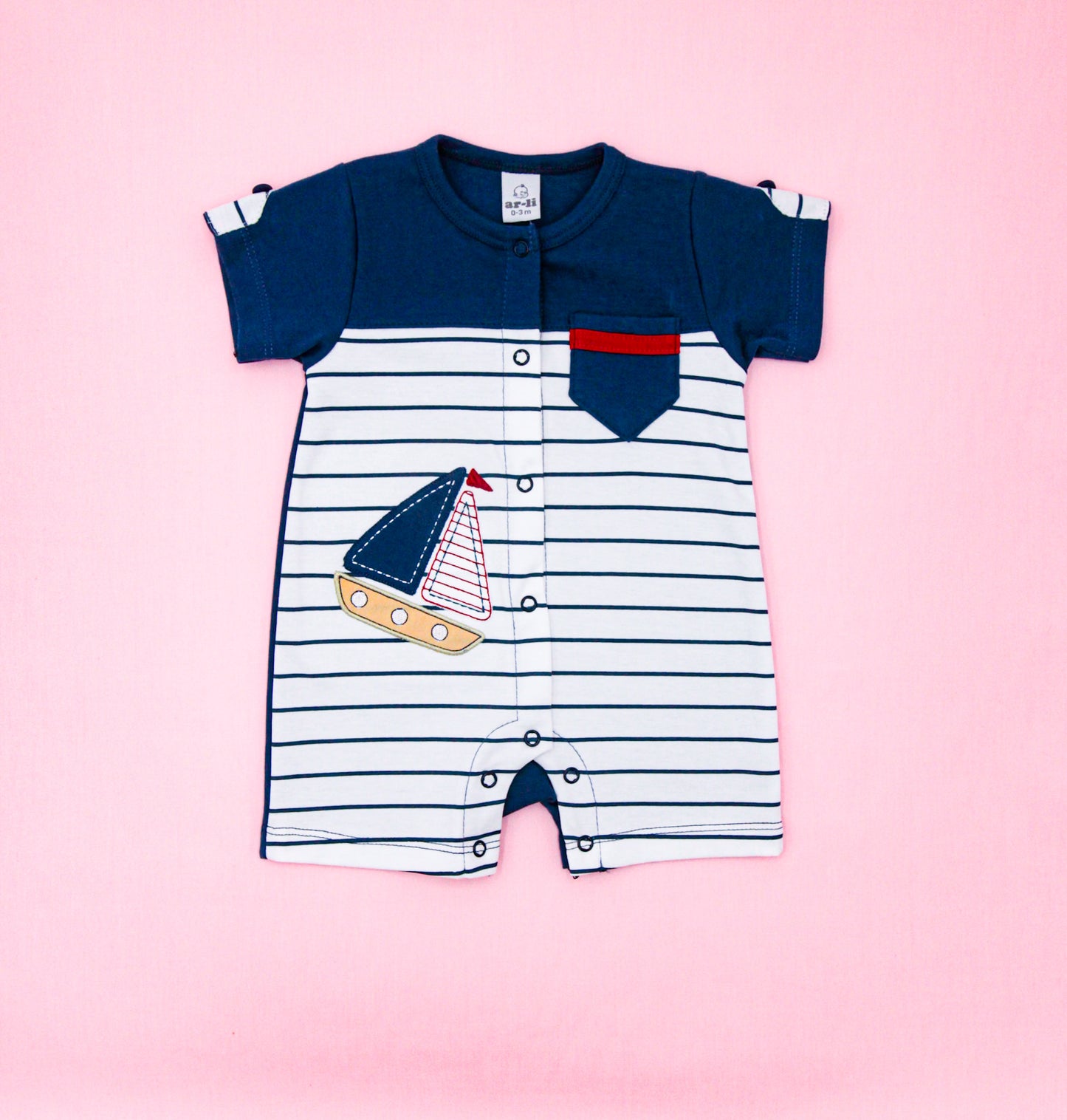 ENTERIZO NIÑO MARINERO DE RAYAS