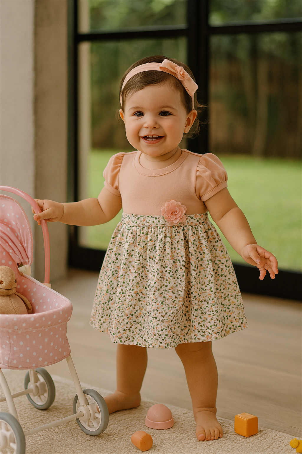 VESTIDO ELOWEN EN COLOR MELON