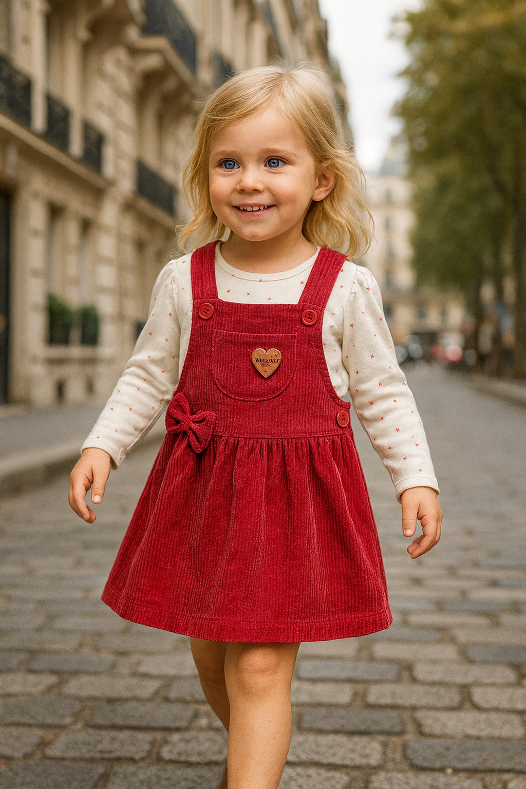 CONJUNTO CARMIN JAMPER CON POLO CORDUROY