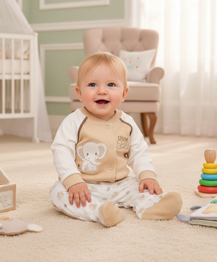 CONJUNTO DE 5PZ PARA VARONCITO LITTLE ZOO