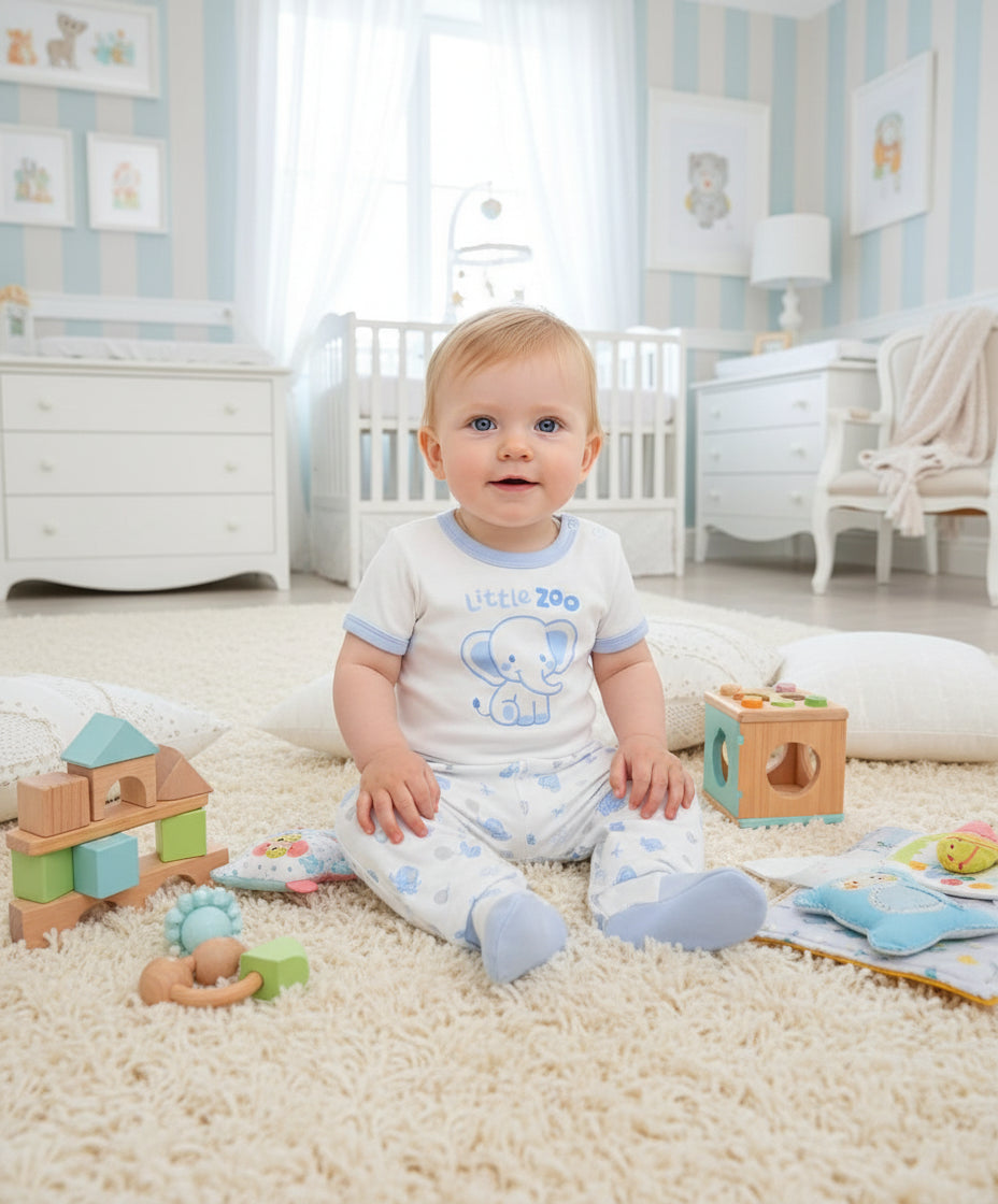 CONJUNTO DE 5PZ PARA VARONCITO LITTLE ZOO