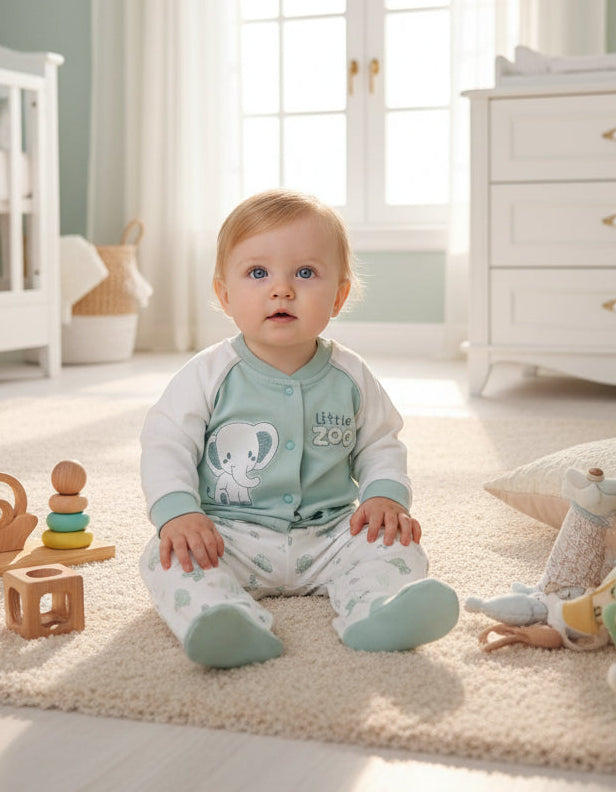 CONJUNTO DE 5PZ PARA VARONCITO LITTLE ZOO